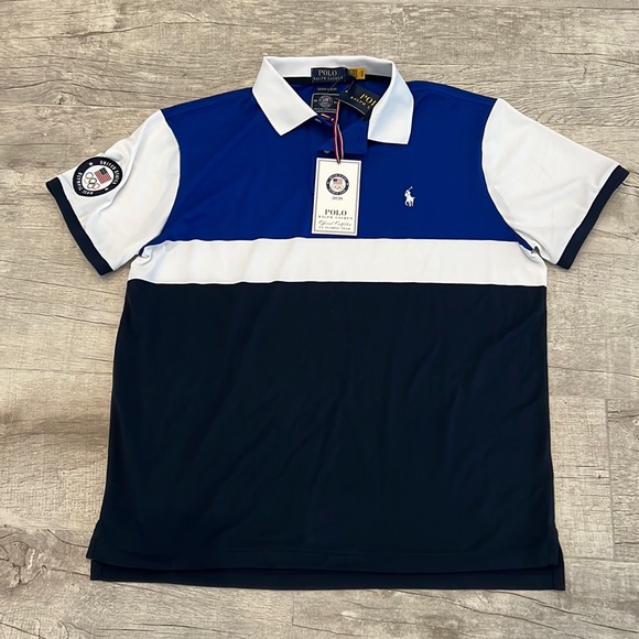 Polo Ralph Lauren Other - Polo Ralph Lauren United States Olympic Team 2020 Custom Slim Fit Polo Shirt L